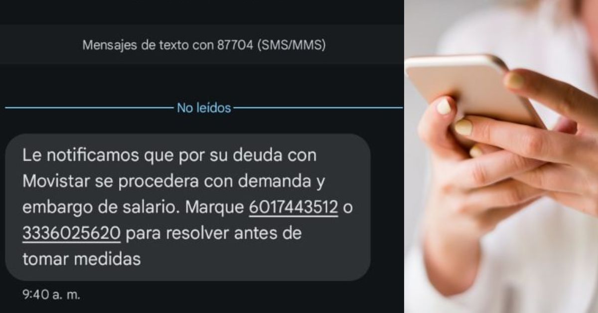 Cuidado con mensajes falsos: ciudadana alerta sobre posible intento de ...