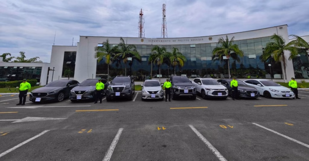 ¡Estaban camuflados! Alteraciones en placas y chasis delataron ocho vehículos hurtados en el Quindío